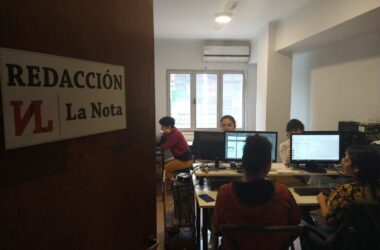 Parte del equipo de La Nota.